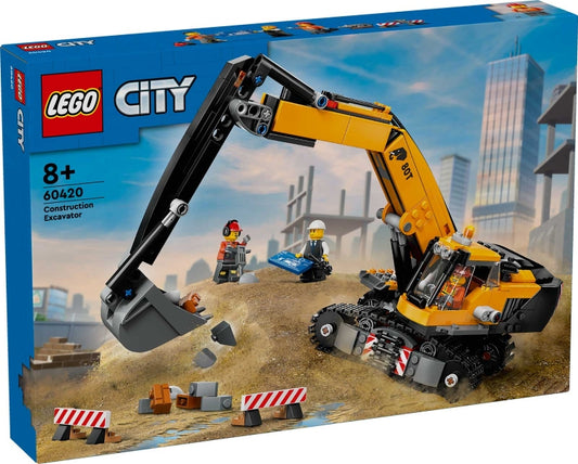 Construction Excavator — box