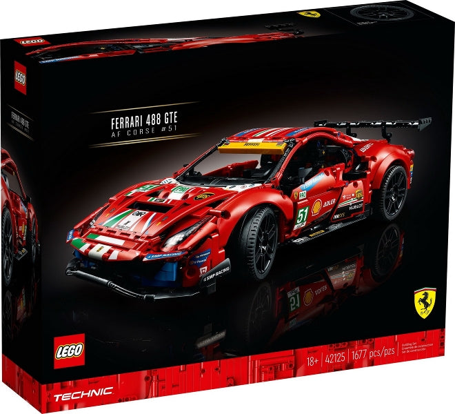 Ferrari 488 GTE AF CORSE #51 — box
