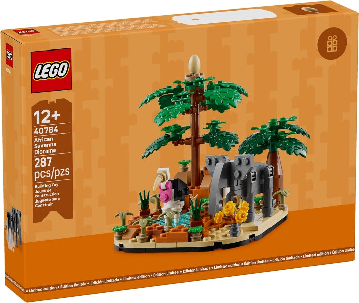 African Savanna Diorama — box