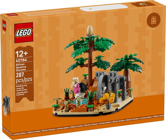 African Savanna Diorama — box
