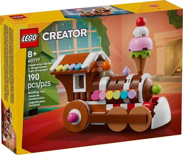 Celebration Series: 4. Gingerbread Train Ornament — box