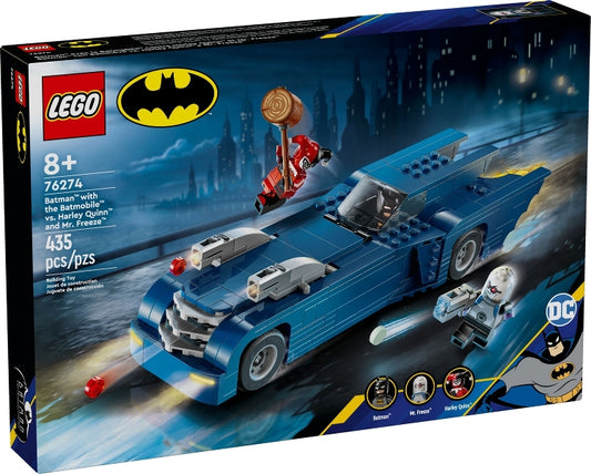 Batman with the Batmobile vs. Harley Quinn and Mr. Freeze — box