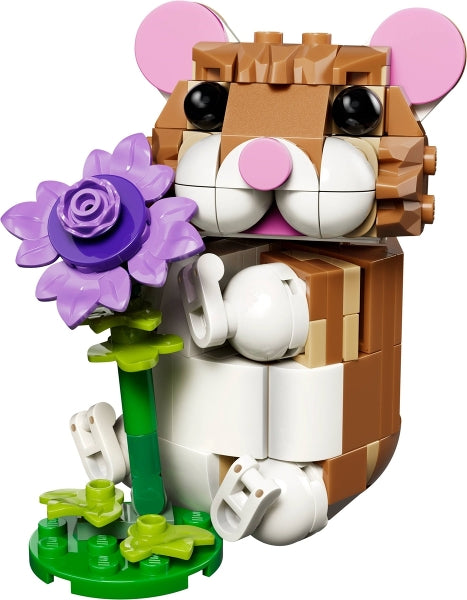 Cute Hamster with a Flower — model