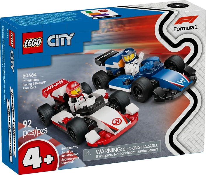 F1 Williams Racing & Haas F1 Race Cars — box