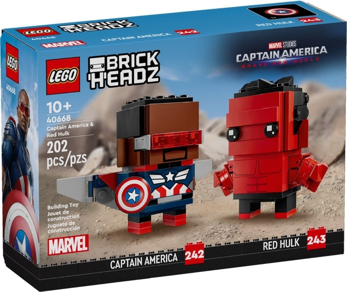 Captain America & Red Hulk — box